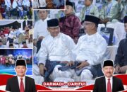 Kompak Pakai Baju Putih, Darmadi – Darifus Hadiri Pembukaan MTQ Provinsi Jambi