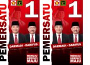 Paslon Darmadi – Darifus Dapat Nomor Urut (1), Simbol “Pemersatu” dan Siap Jadi Pemenang
