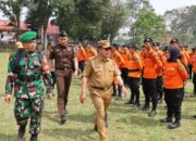 Wako Ahmadi Pimpin Apel Siaga Bencana di Kota Sungai Penuh