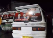 Dukung 2D, Puluhan Sopir Angkutan Tanah Sekudung Pasang Stiker 2D