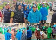 Guyuran Hujan Tak Redakan Semangat Kampanye Tatap Muka dan Blusukan, Antos Lendra di Desa Sumur Anyir