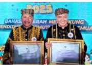 Wako Alfin dan Bupati Kerinci Kompak Terima Penghargaan Dari Kemendik Dasar & Menengah