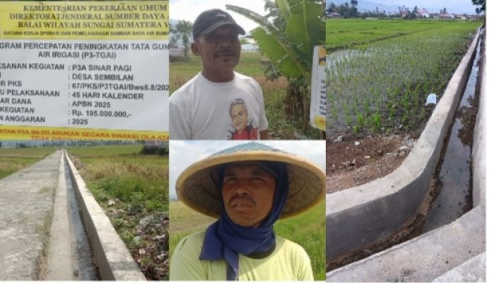 Masyarakat Kerinci dan Sungai Penuh Ucapkan Terima Kasih P3-TGAI Bawa Manfaat Besar bagi Petani