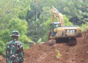 Satgas TMMD ke-126 Pantau Progres Pengerjaan Pembukaan Jalan Baru