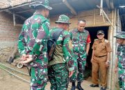 Dansatgas TMMD Ke-126 Letkol Inf Eko Budiarto Bersama Kades Sungai Jernih Tinjau Lokasi RTLH