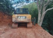 Satgas TMMD Kodim Kerinci, Kerahkan Alat Berat Pengerjaan Akses Jalan Baru