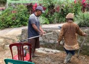 Warga Sungai Jernih Nikmati Air Bersih Sumur Bor Dari TMMD Kodim Kerinci