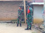 Dansatgas TMMD 126 Kodim Kerinci Cek Lokasi Pembuatan Lapangan Volli Untuk Warga