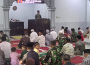 Satgas TMMD Gelar Jum’at Bersama Warga Sungai Jernih