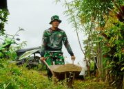 Bangun Semangat Gotong Royong, Satgas TMMD Angkut Material Pembangunan RTLH