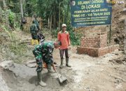 TMMD Ke-126 Kodim 0417/Kerinci Bangun Prasasti di Titik Nol