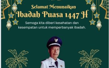 Kepala Desa Koto Tinggi Mengucapkan Selamat Menyambut Bulan Suci Ramadan 1447 H