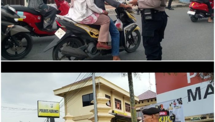 Polres Kerinci Berbagi Takjil di Sungai Penuh, Wujud Kepedulian di Bulan Ramadhan
