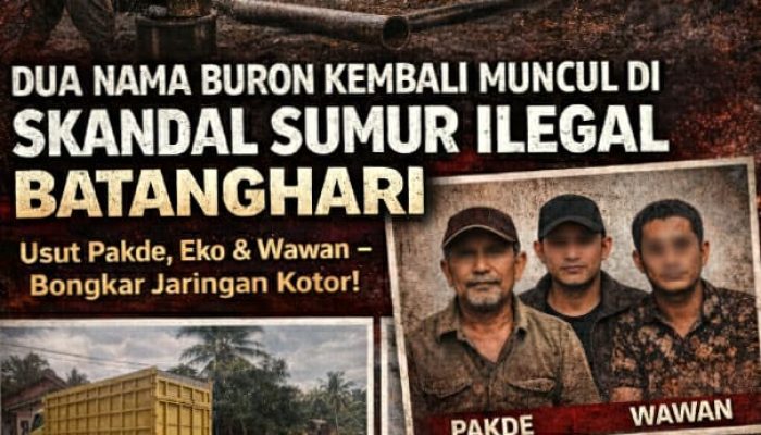 Dua Nama Lama Kembali Muncul dalam Dugaan Jaringan Illegal Drilling di Batanghari Jambi