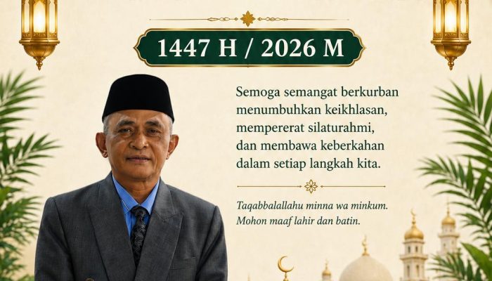 PJ Ketua STIA Nusa Sampaikan Ucapan Selamat Hari Raya Idul Adha 1447 H / 2026 M