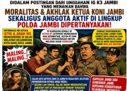 Dugaan Moralitas Ketua KONI Jambi Jadi Sorotan Publik, Masyarakat Minta Klarifikasi