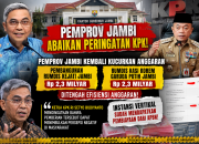 Abaikan Peringatan KPK, Pemprov Jambi Gelontorkan Rp4,7 Miliar untuk Rumdis Kejati dan Kasi Korem