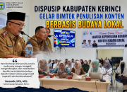 Dispusip Kabupaten Kerinci Gelar Bimtek Kepenulisan Berbasis Konten Budaya Lokal