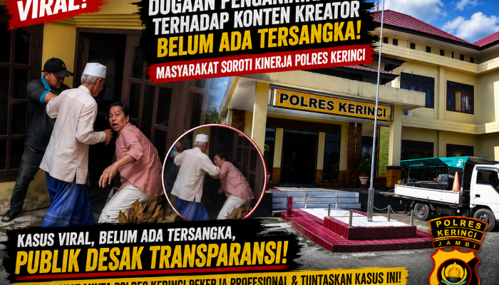 Kasus Viral Dugaan Penganiayaan Belum Ada Tersangka, Publik Soroti Polres Kerinci