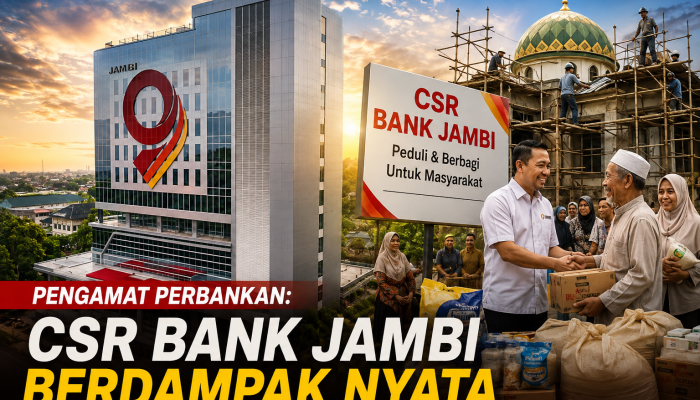 CSR Bank Jambi Dinilai Berdampak Nyata, Pengamat Soroti Kontribusi bagi Masyarakat Jambi
