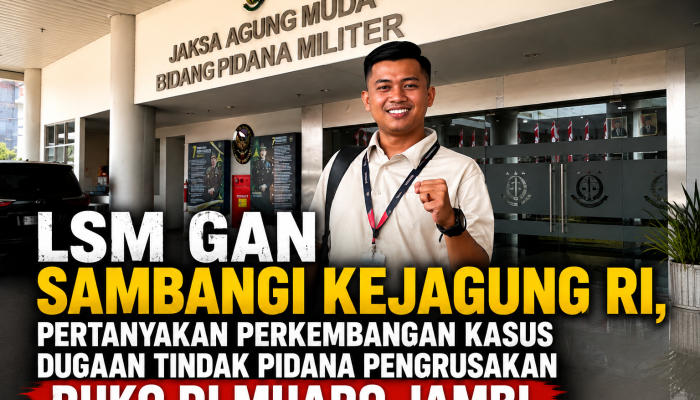 LSM GAN Sambangi Kejagung RI, Desak Kepastian Hukum Kasus Dugaan Perusakan Ruko di Muaro Jambi