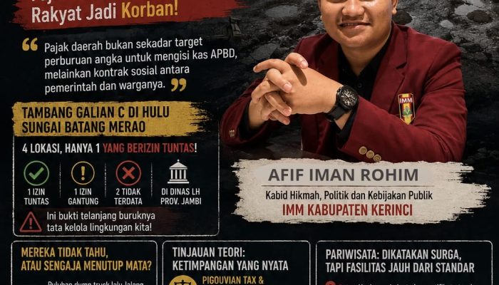 Buka Mata untuk Kerinci: Ketika Hulu Sungai Ditambang, Rakyat Menanggung Dampaknya
